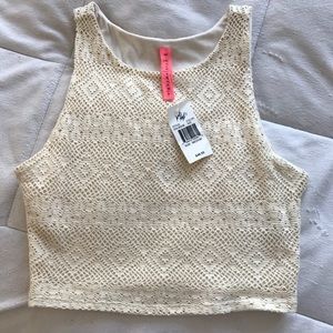 Cream crop top!